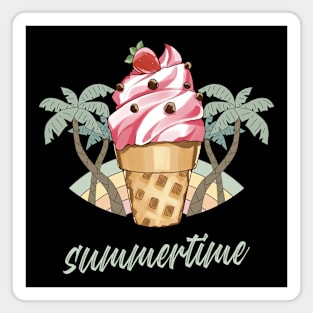 Summertime Ice Cream Magnet